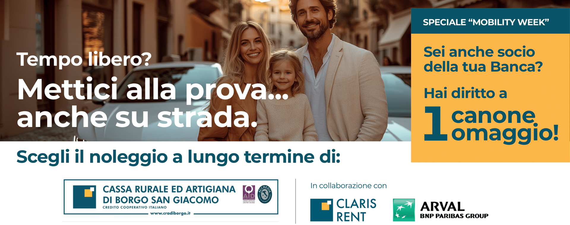 CLARIS RENT FAMIGLIA AL LAVORO BANNER 