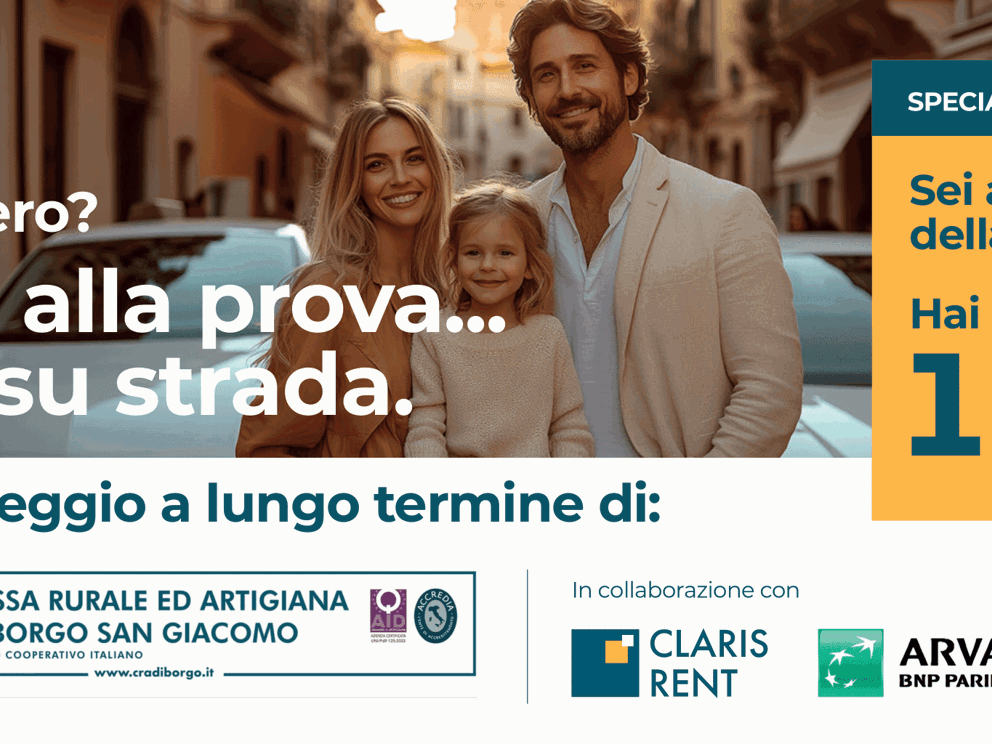 CLARIS RENT FAMIGLIA AL LAVORO BANNER 